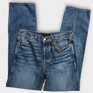 Alex Mill Jeans Women's 30" The Carla High-Rise Straight Leg Blue Denim NWT